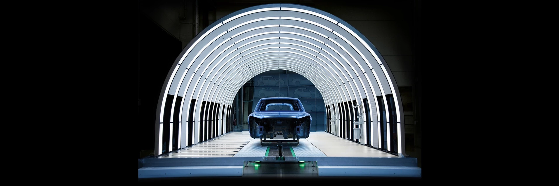 Dürr's EcoReflect is a innovative light tunnel for checking surface quality