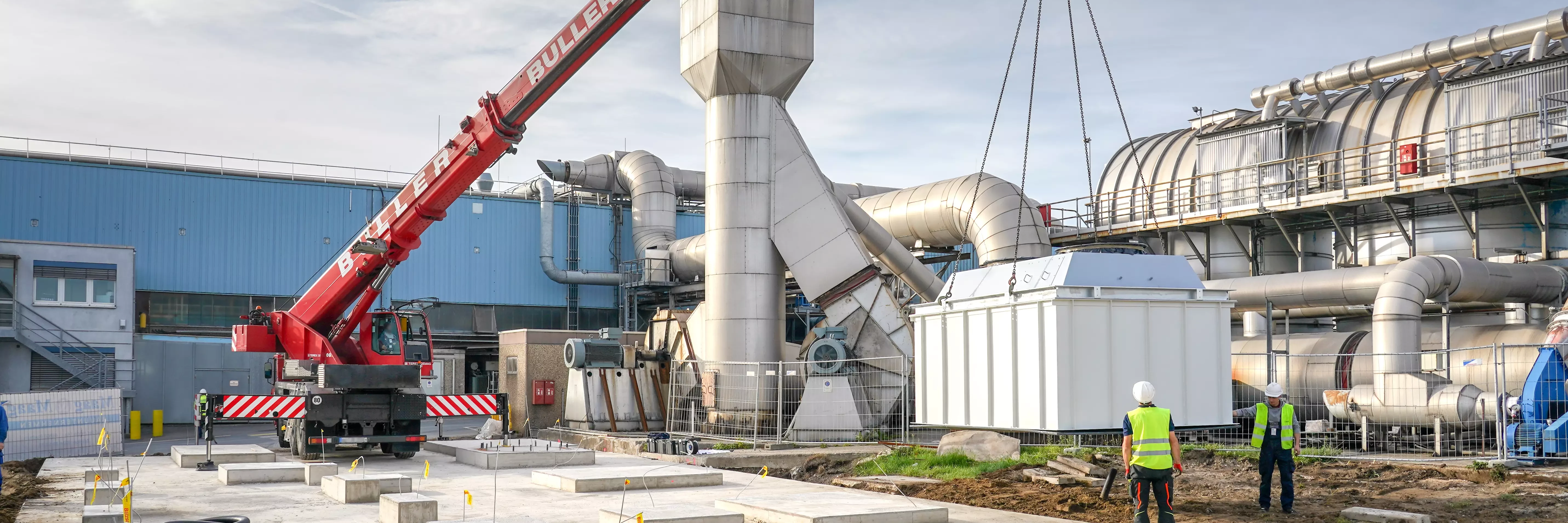 Oxidizer relocation and installation – relocation planning and management, ductwork design