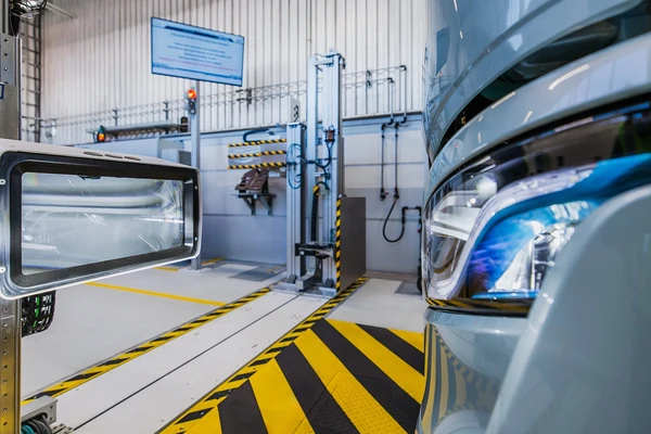 Headlamp setting commercial vehicles