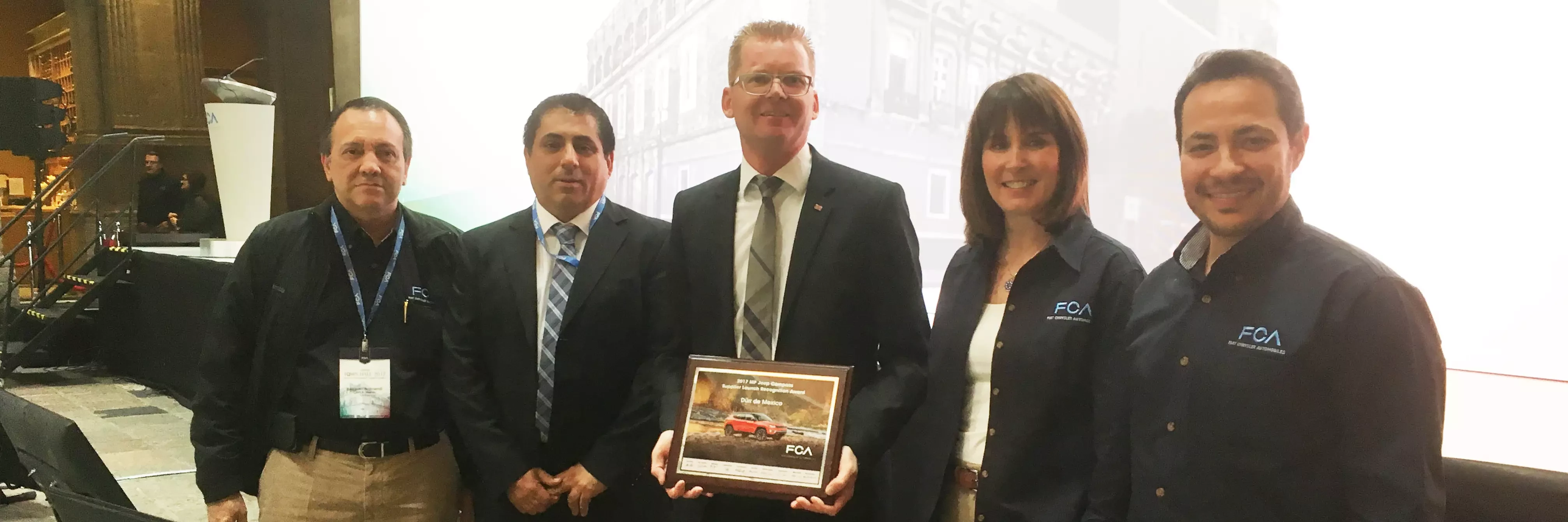 Dürr receives FCA Supplier Recognition Award