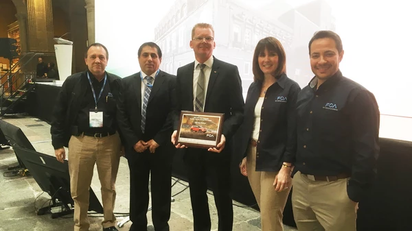 Dürr receives FCA Supplier Recognition Award