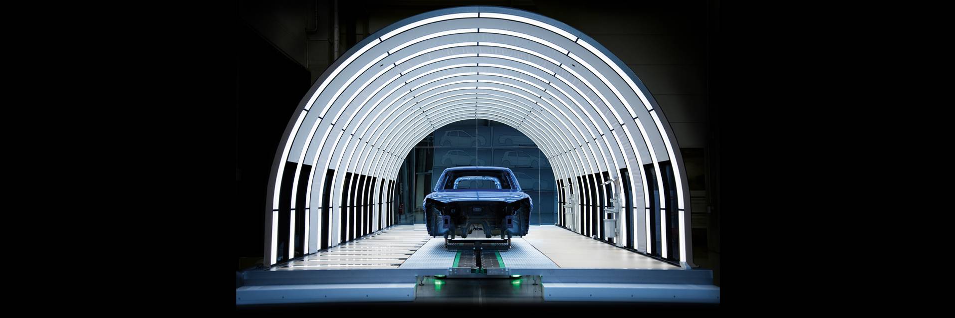 EcoReflect Innovative Light Tunnel for Surface Quality Dürr