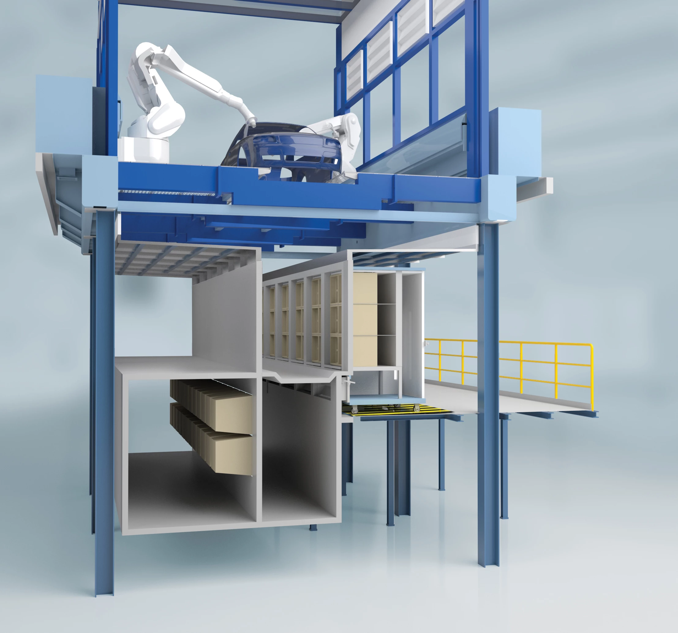 Intentionally simple and robust paint overspray separation EcoDryX by Dürr