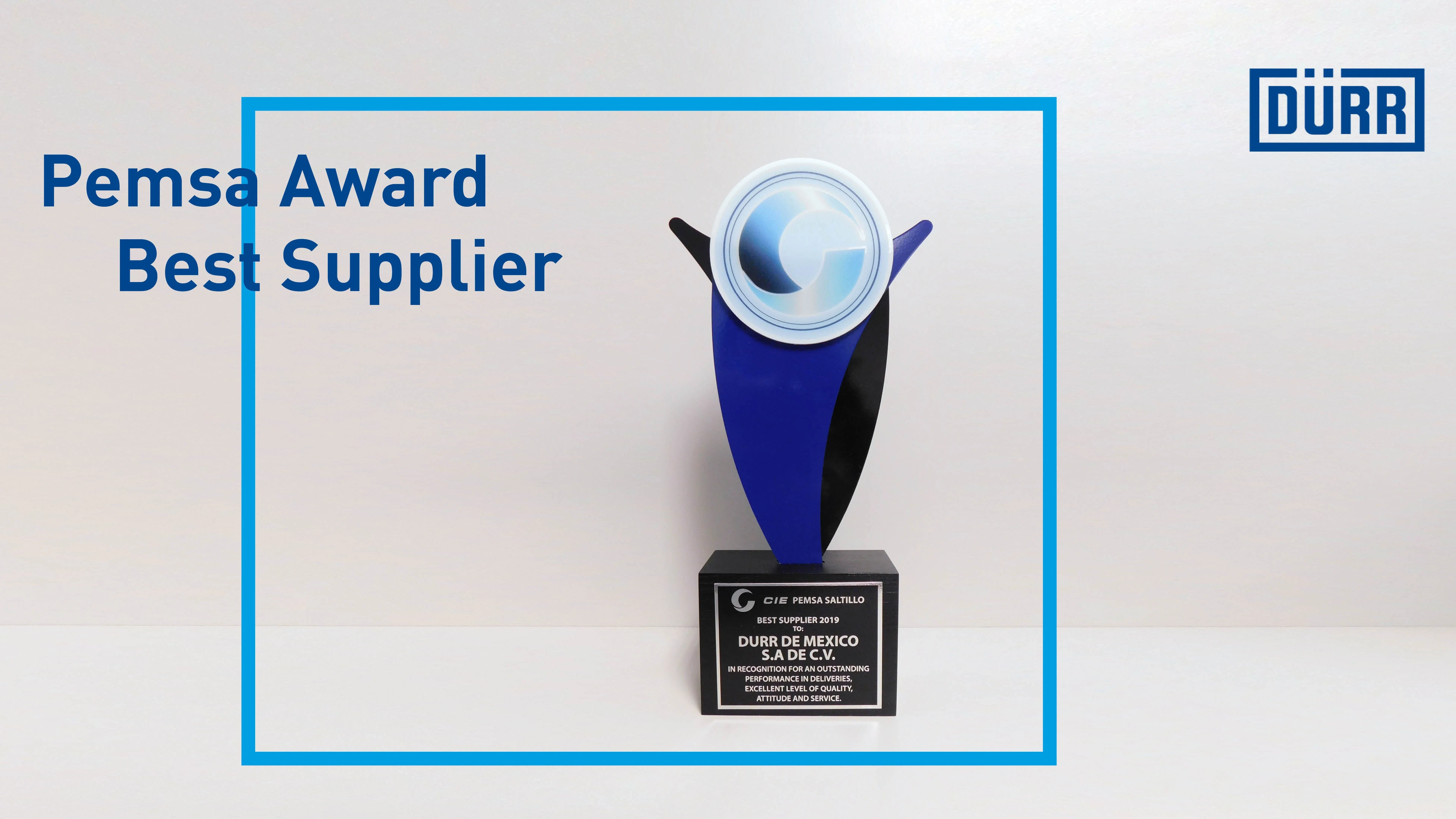 CIE Pemsa Best Supplier Award
