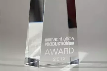 "Nachhaltige Produktion" (Sustainable Production) Award 2013