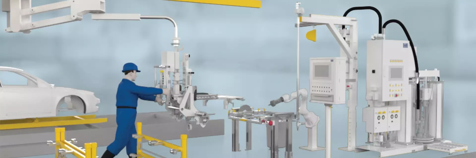 Human-robot collaboration (HRC) in the car manufacturing industry