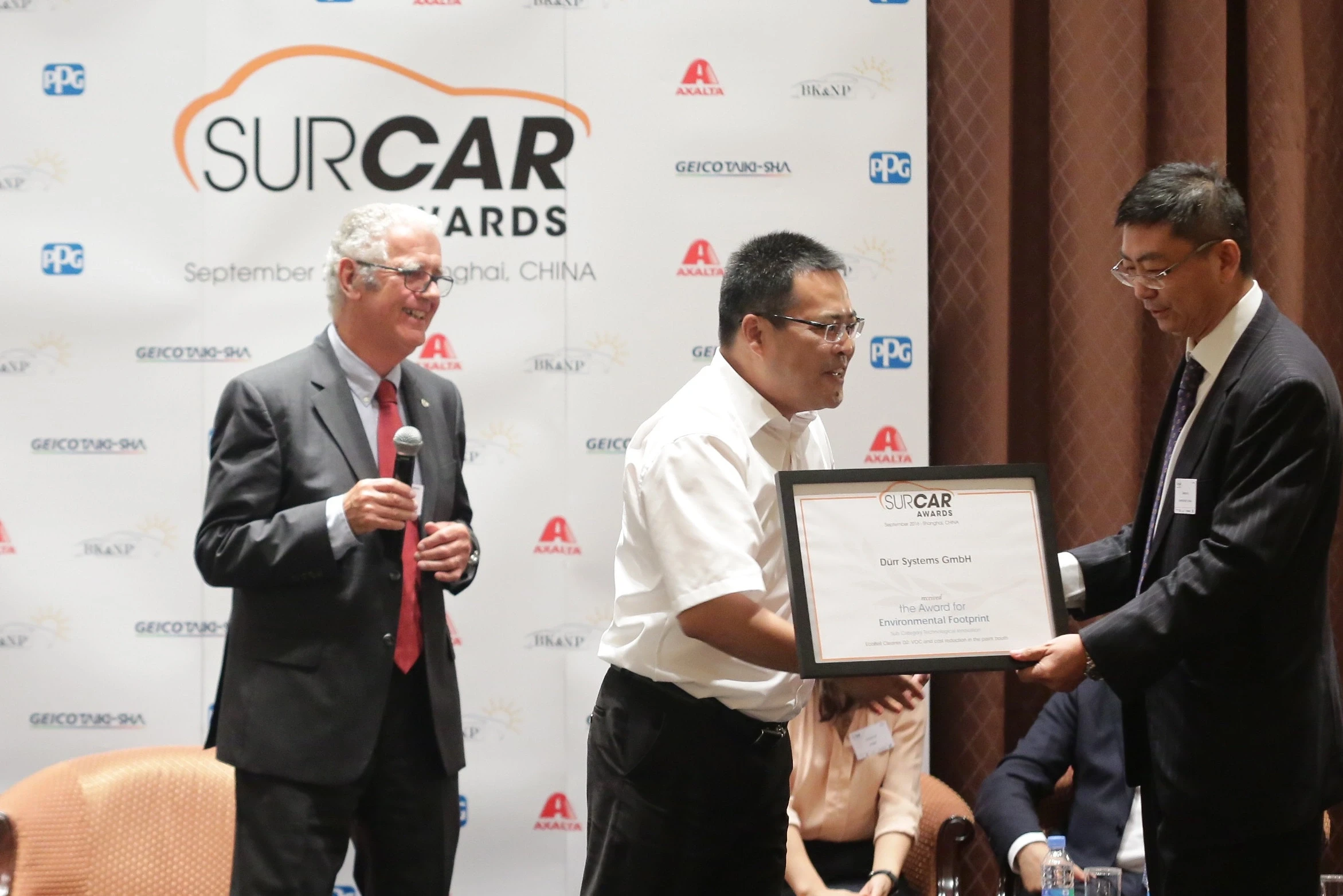 Dürr erhält drei SURCAR Awards