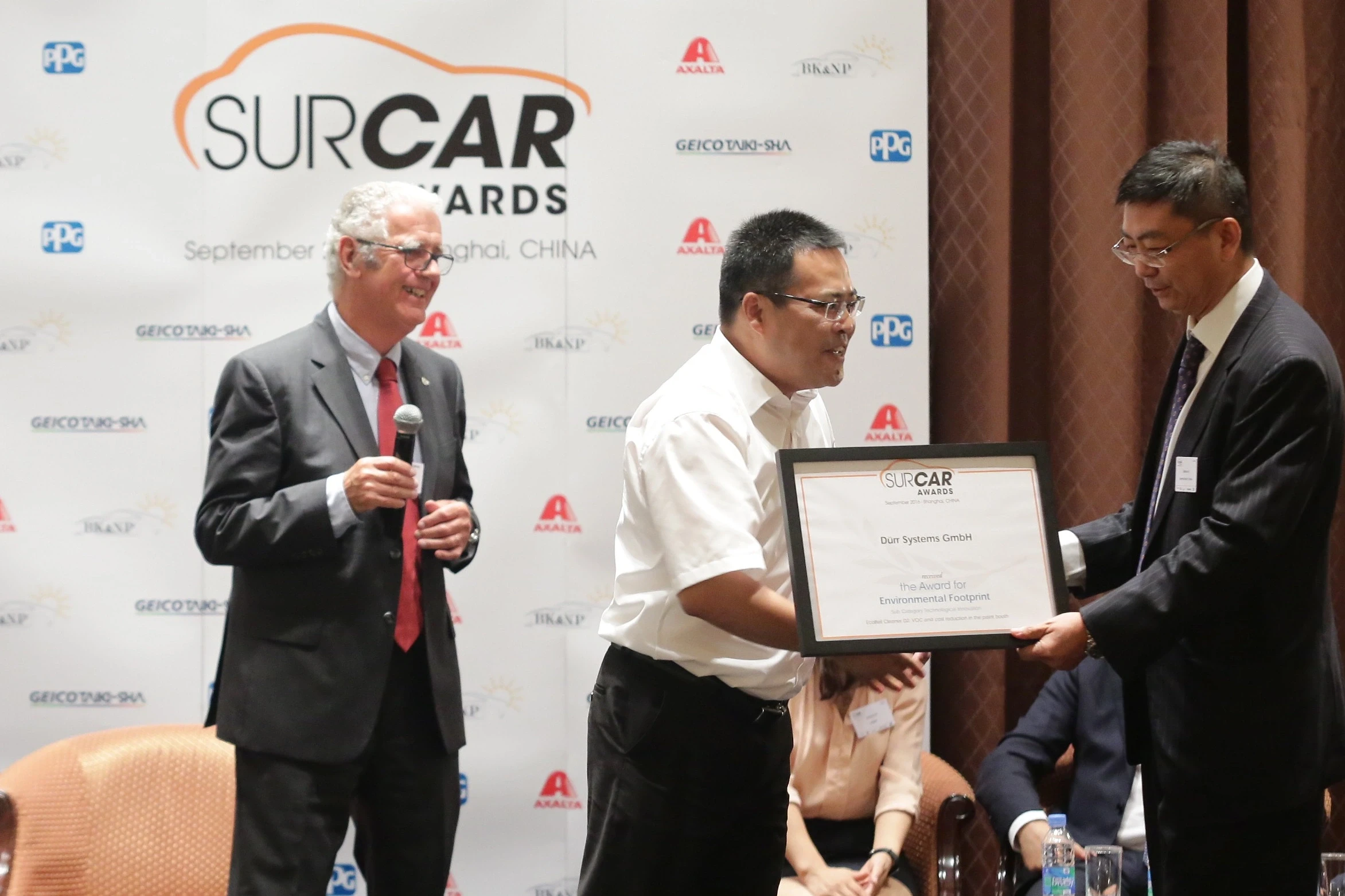Dürr receives three SURCAR awards