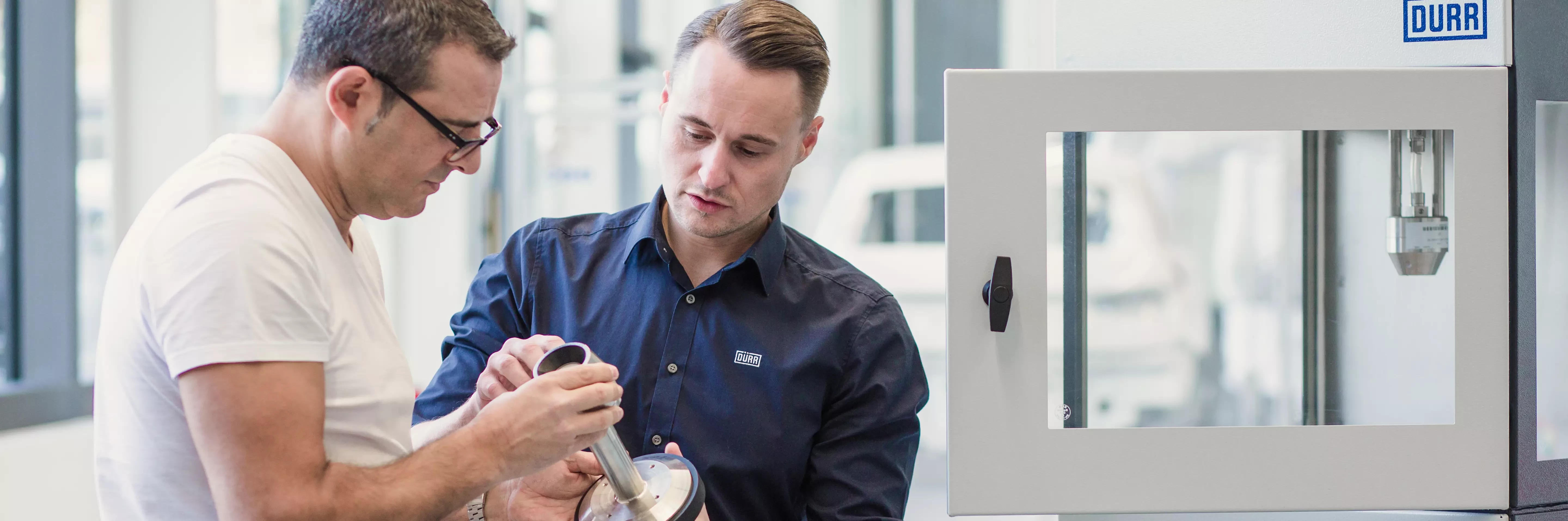 Dürr Training in Bietigheim Bissingen and precise exploration of products