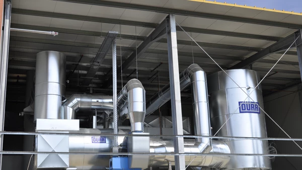 Selektive catalytic reduction plant made by Dürr