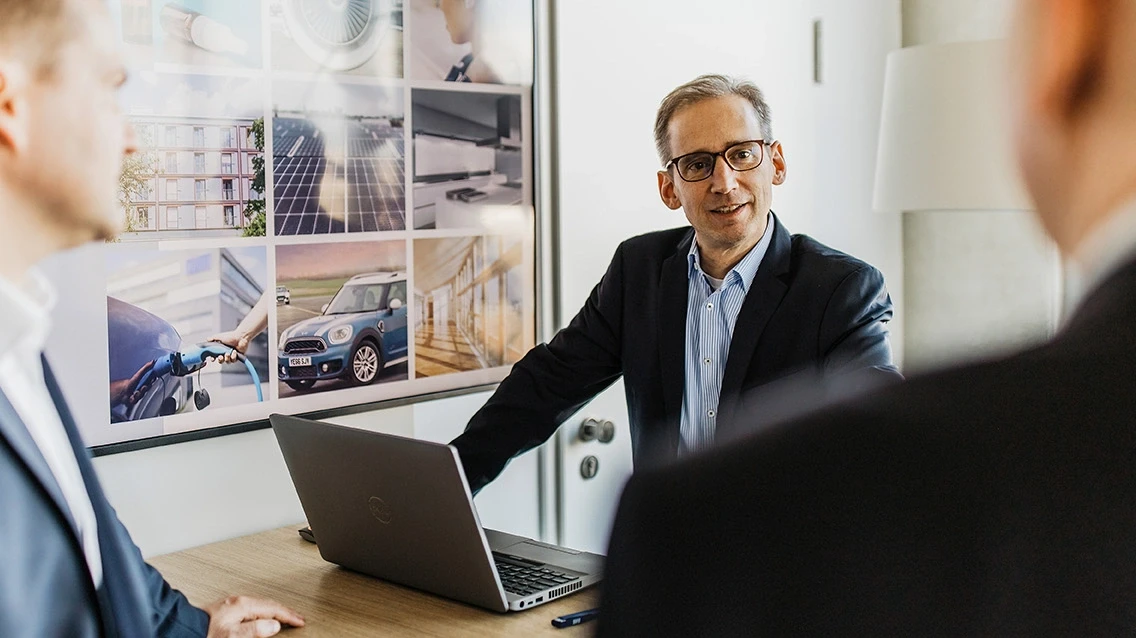 The investor relations team of the Dürr Group