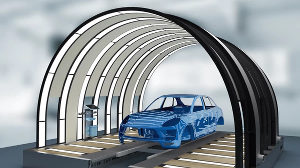 Dürr's EcoReflect is a innovative light tunnel for checking surface quality