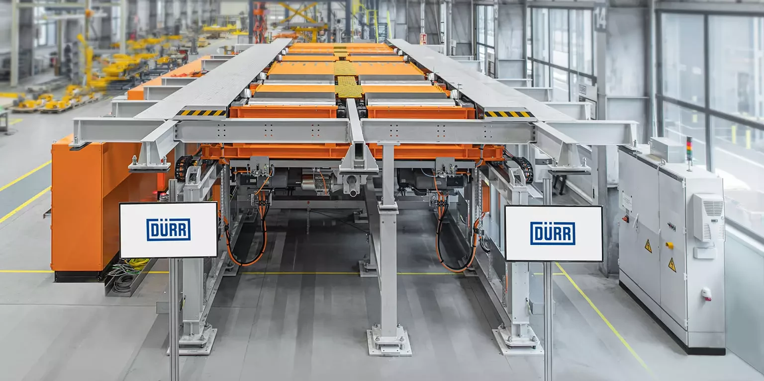 Dynamic driving test for commercial vehicles by Dürr