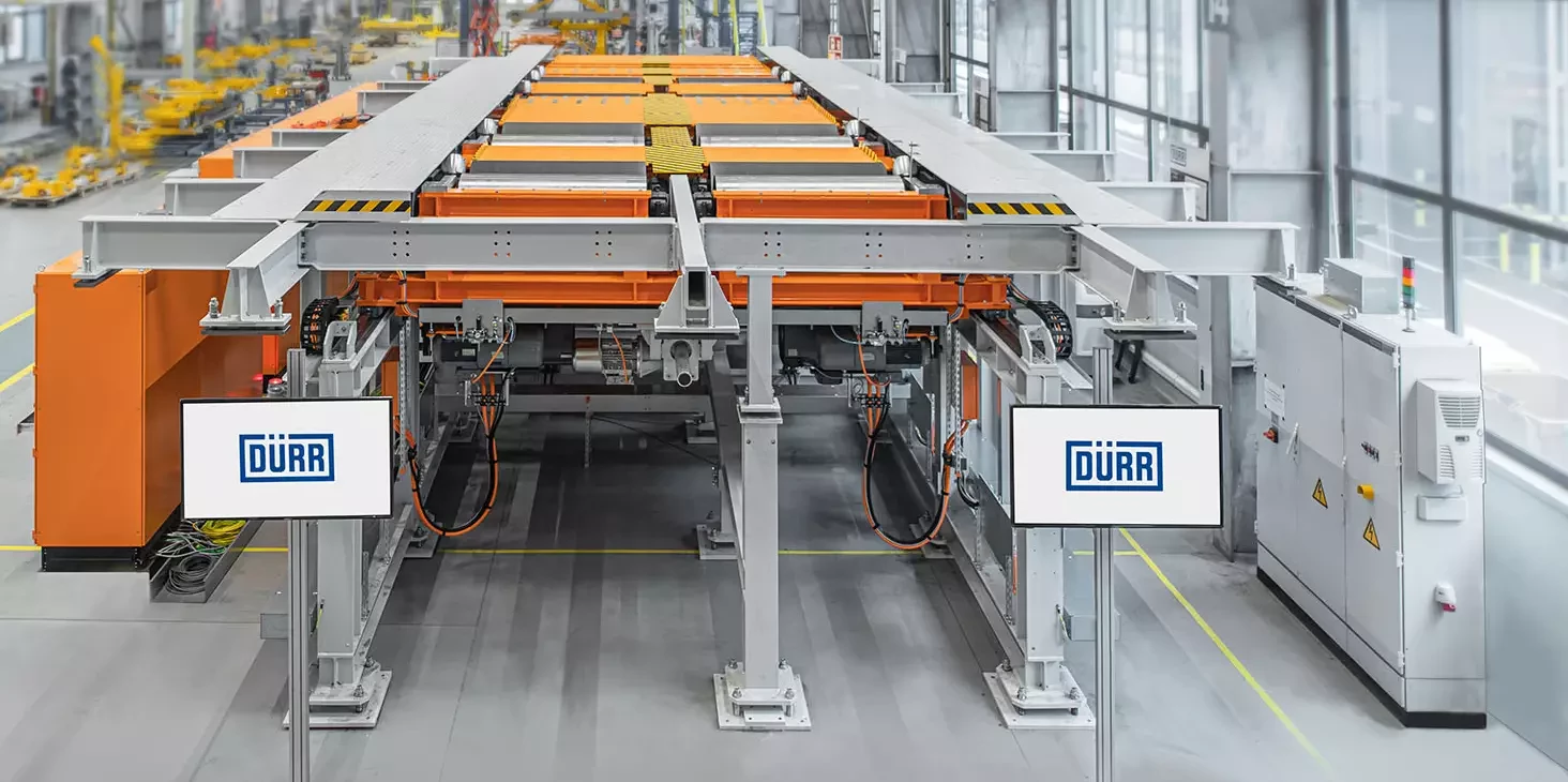 Dynamic driving test for commercial vehicles by Dürr