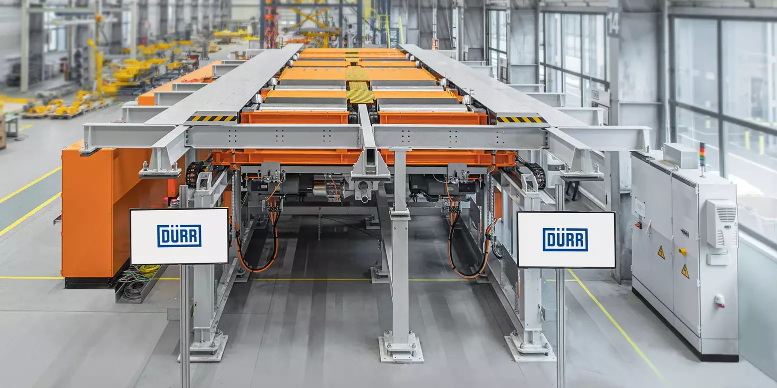 Dynamic driving test for commercial vehicles by Dürr