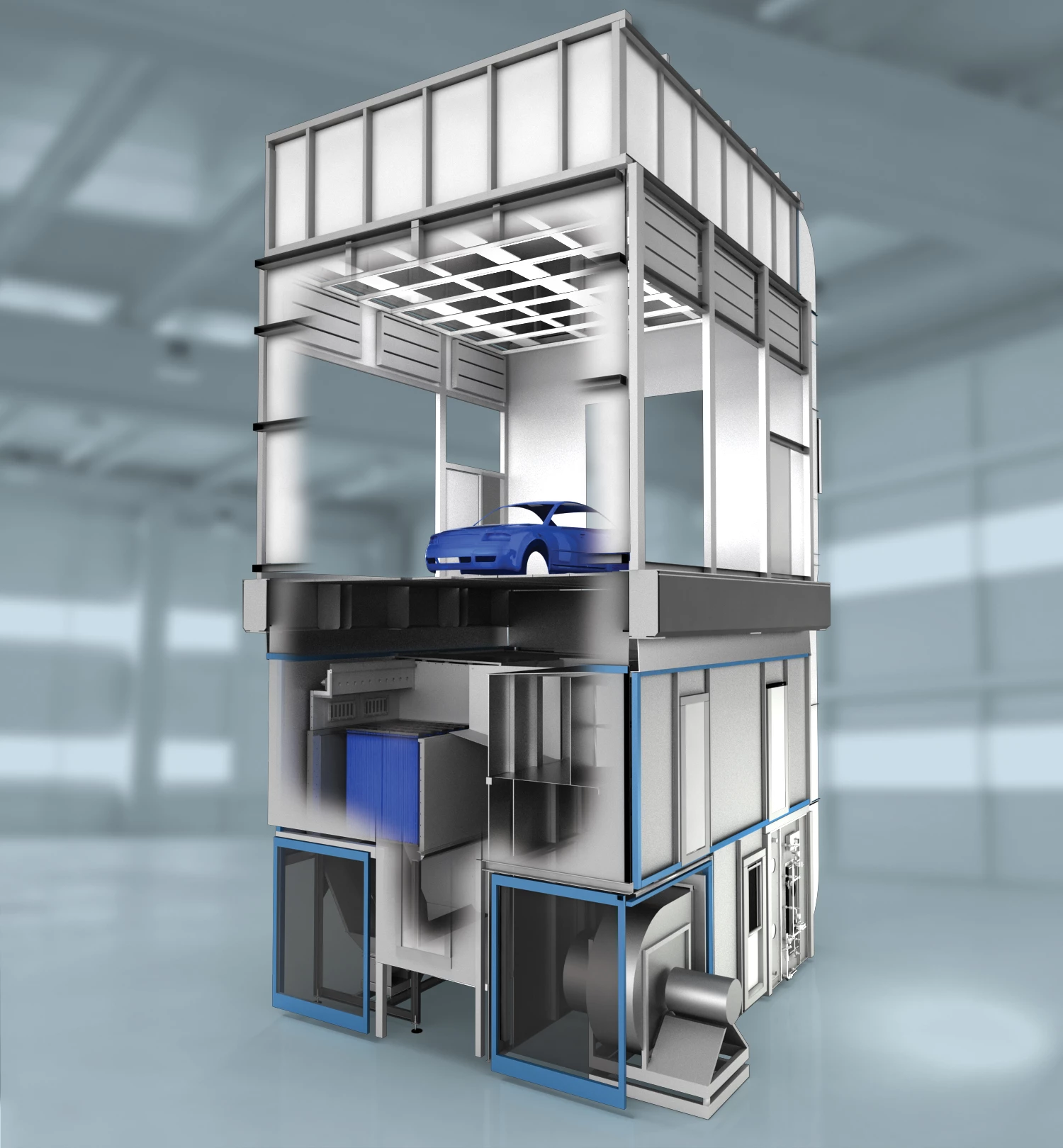 New spray booth concept EcoReBooth by Dürr
