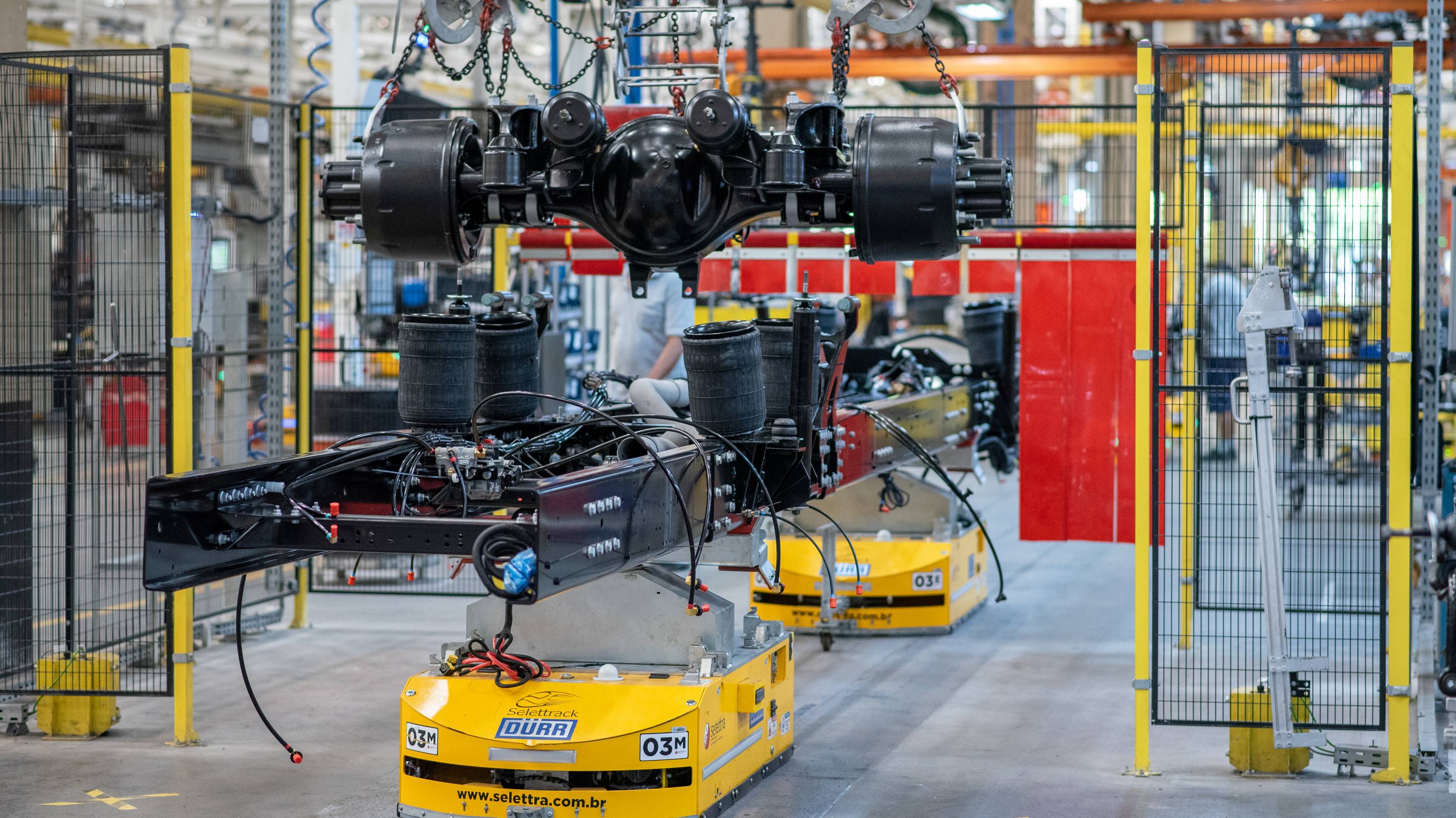 Dürr implements most modern bus chassis assembly line in Brazil Dürr