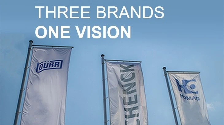 Our three brands: Dürr, Schenck and HOMAG.