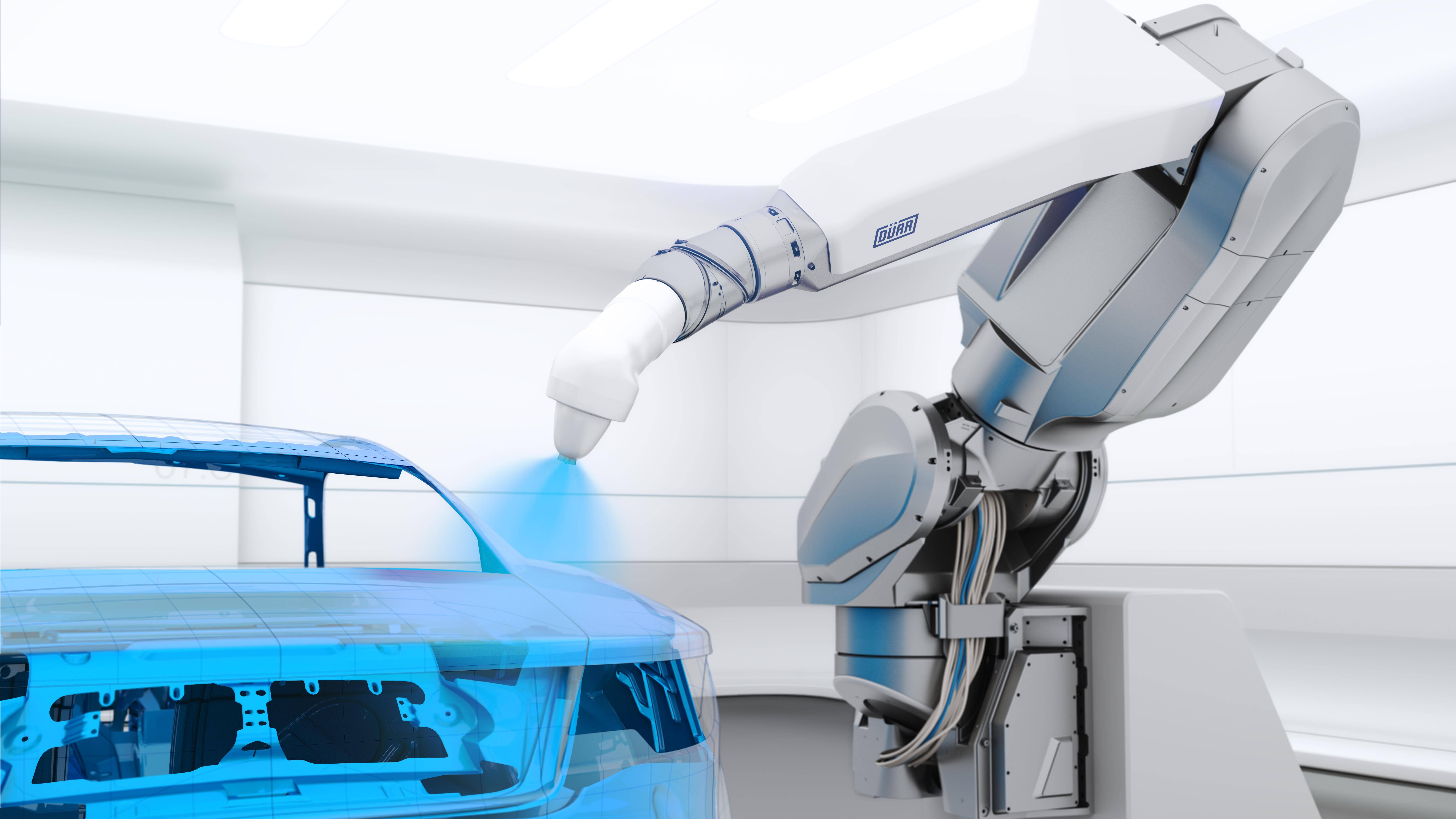 Neuer Lackierroboter mit Cloud-Steuerung