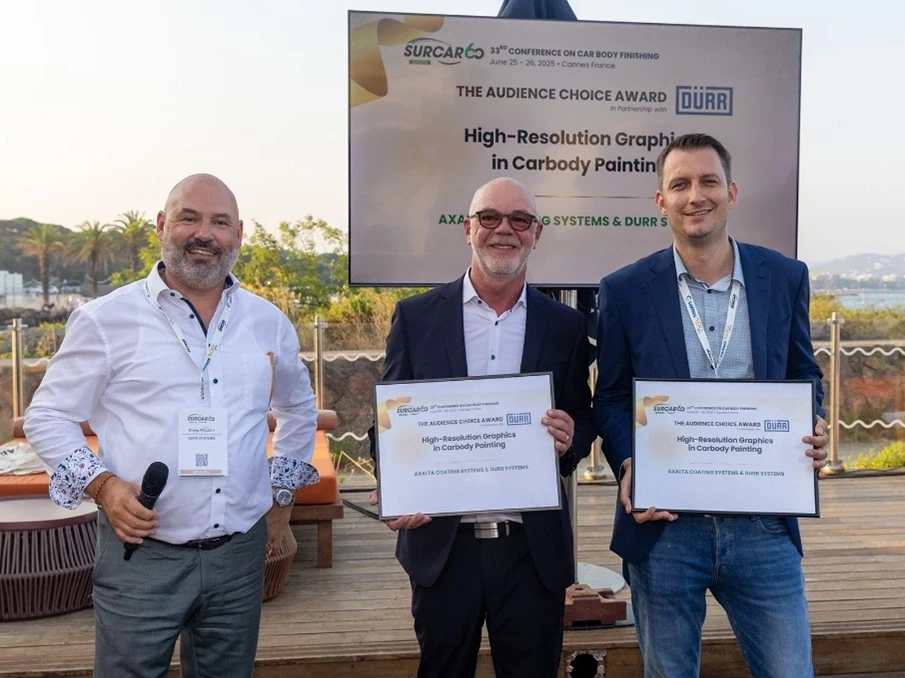 Dürr Audience Choice Award 2025 auf der SURCA Europe 2025