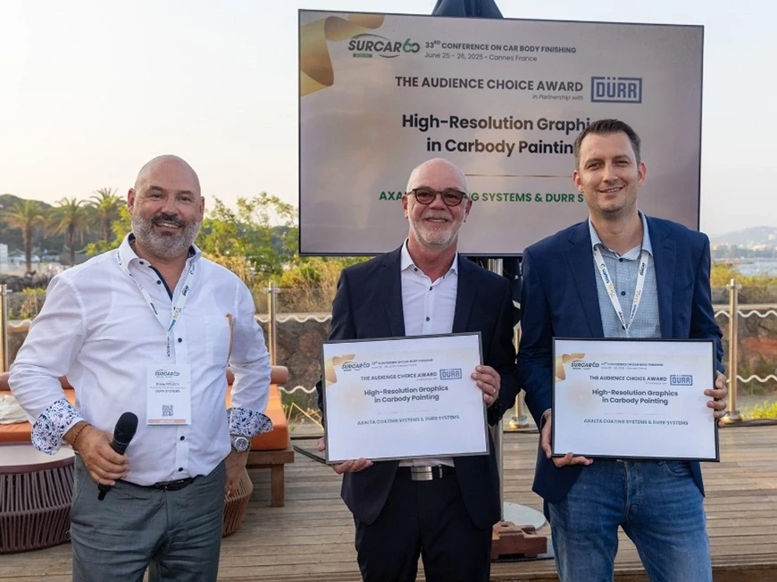 Dürr Audience Choice Award 2025 at SURCA Europe 2025