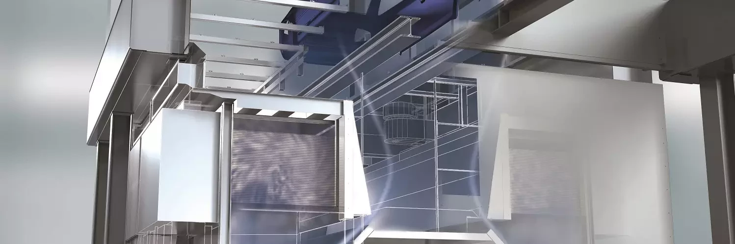 Overspray separation with EcoDryScrubber by Dürr