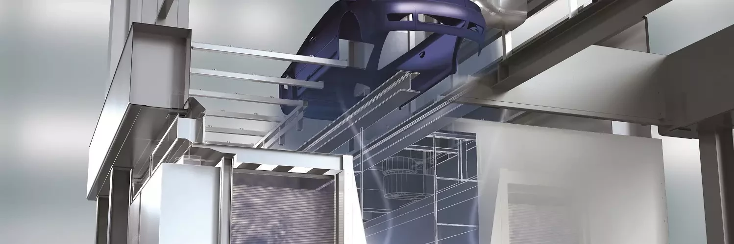 Overspray separation with EcoDryScrubber by Dürr