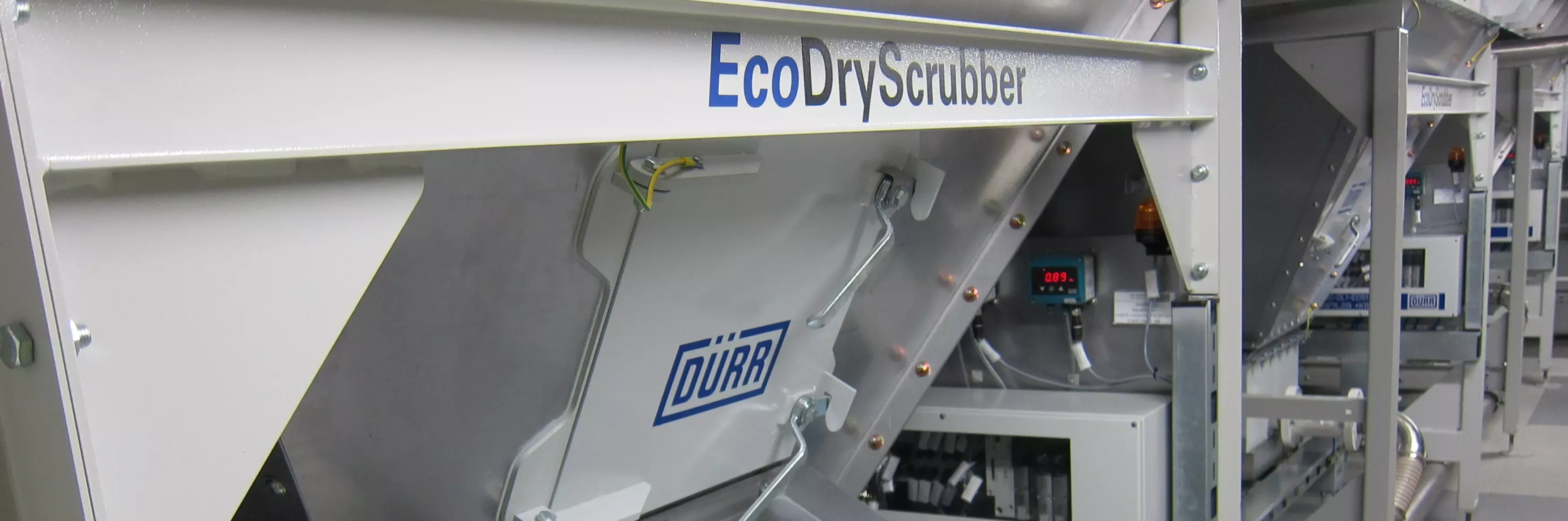 Overspray separation with EcoDryScrubber by Dürr