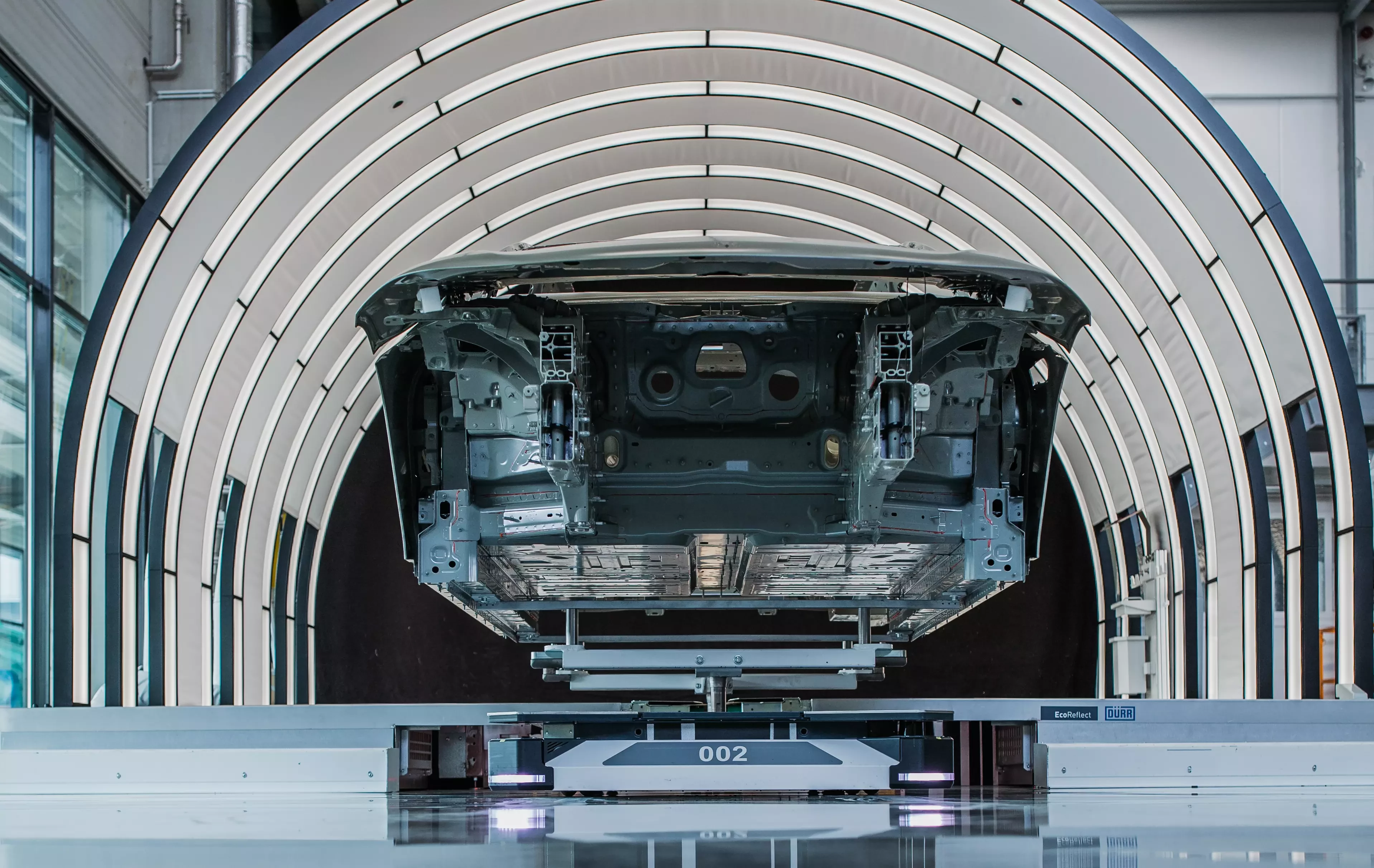 Dürr EcoProfleet under light tunnel