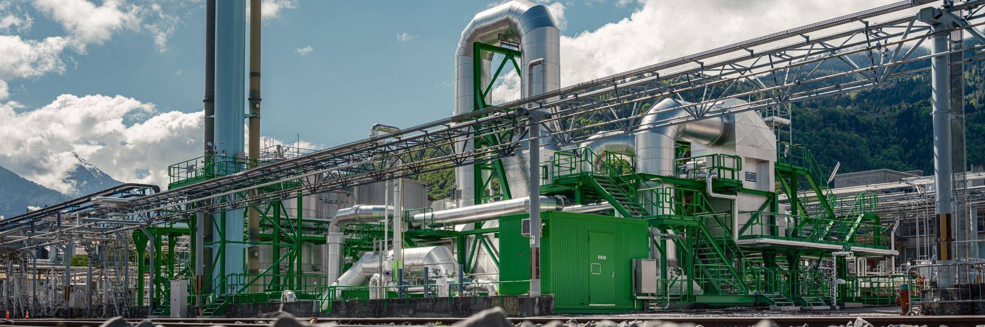 Exhaust-air purification plant 