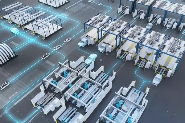 AGV-Steuerung mit DXQlogistics.control