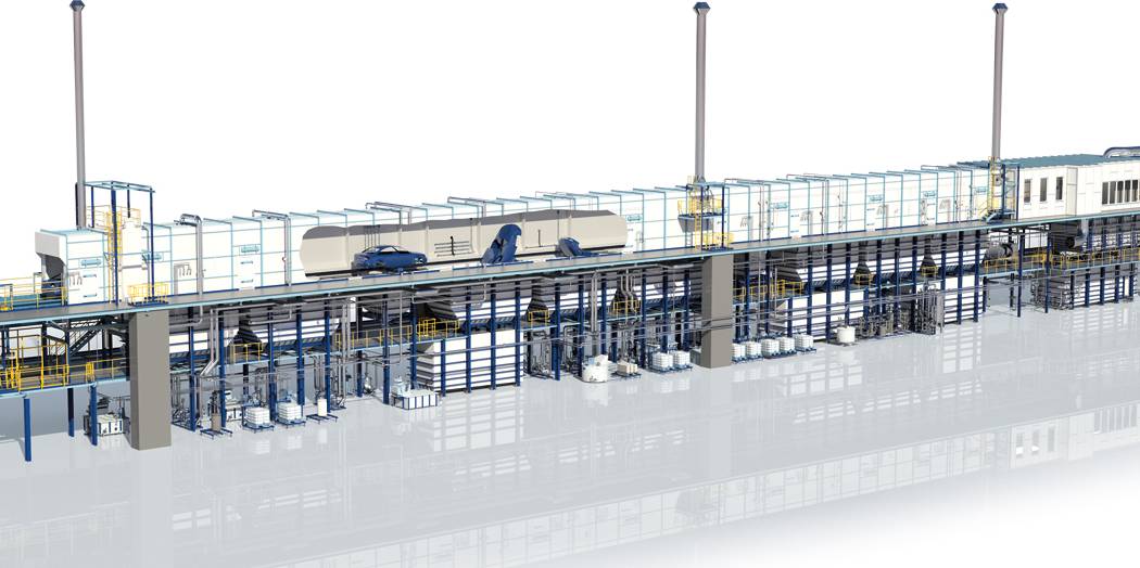 Dürr's plant layout is efficienct by custom planning