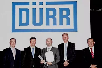 Dürr erhält VW Group Award
