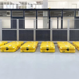 ProFleet 800: Fleet of automated guided vehicles (AGV).