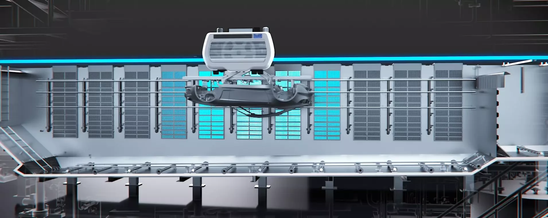 Dürr's electrodialysis in dip coating