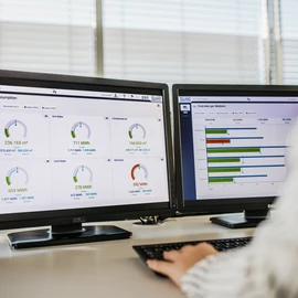 DXQenergy.management Als Teil der DXQcontrol Produktfamilie zählt die intelligente Steuerungssoftware als Treiber der Nachhaltigkeit in der Lackieranlage