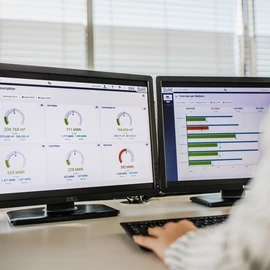 DXQenergy.management Als Teil der DXQcontrol Produktfamilie zählt die intelligente Steuerungssoftware als Treiber der Nachhaltigkeit in der Lackieranlage