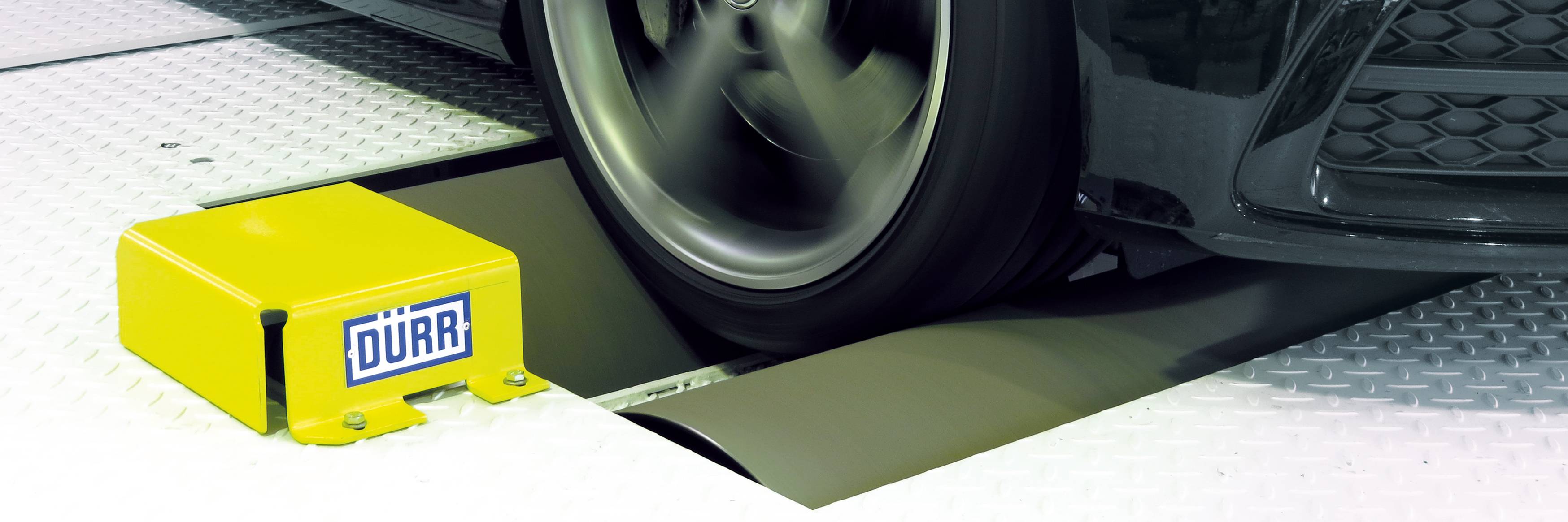 Dynamic driving test for passenger cars Dürr