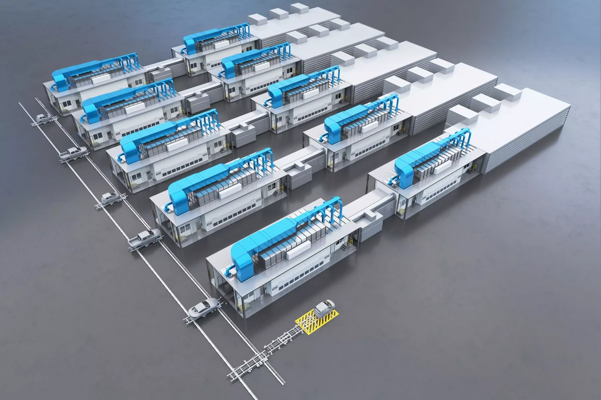 3D Image of Dürr's EcoProbooth