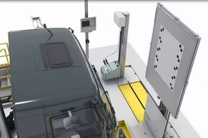 Wheel alignment for commercial vehicles by Dürr