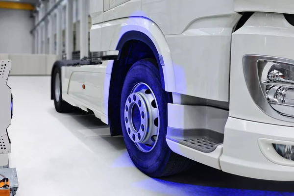 Wheel alignment for commercial vehicles by Dürr