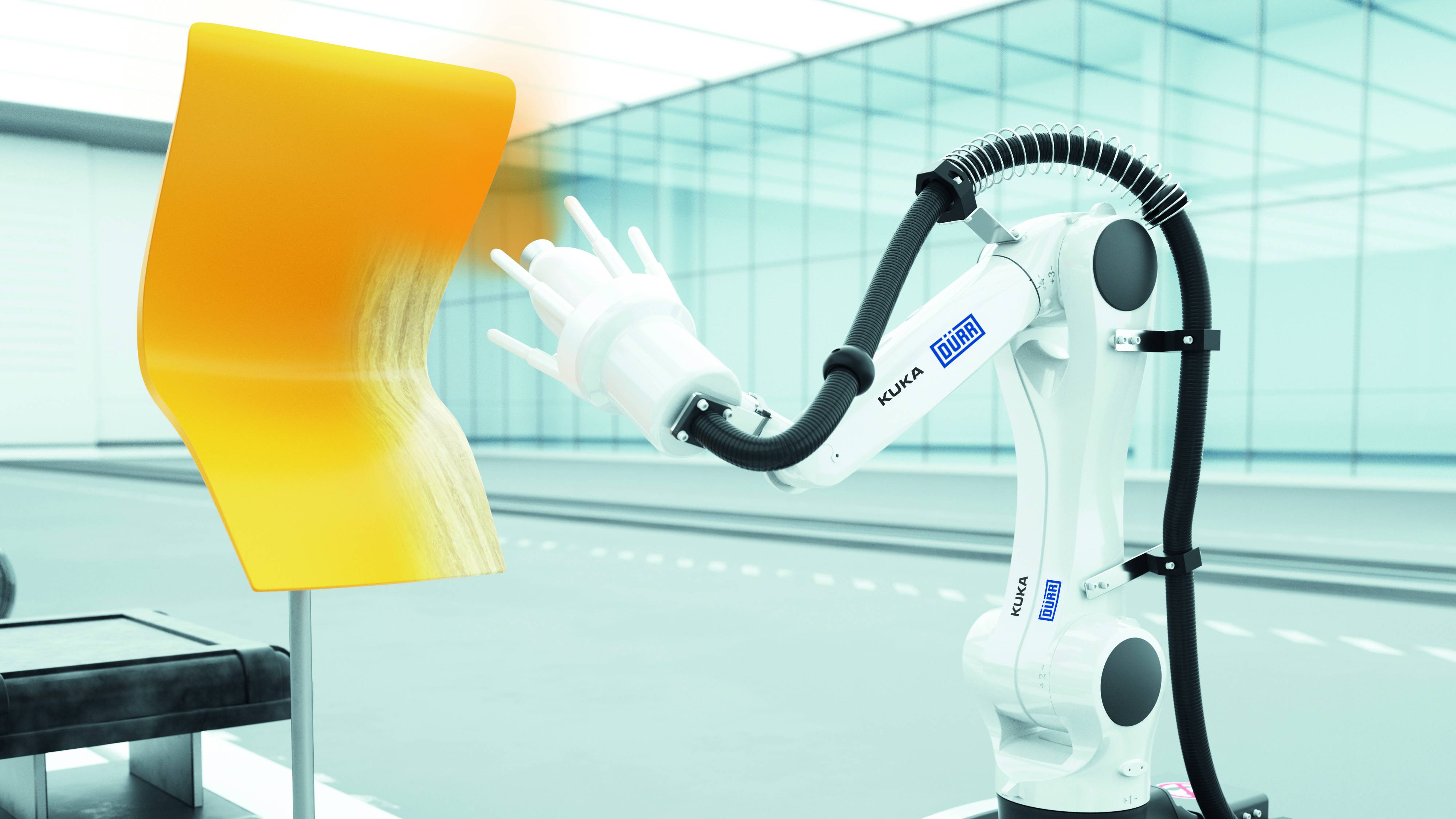Paint robot ready2spray by Dürr is suitable for the general industry.