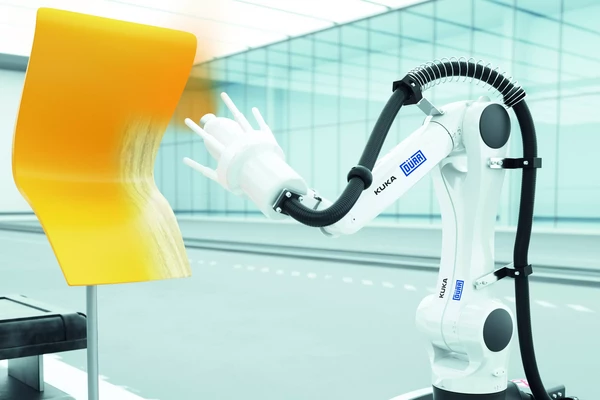 Robot de pintura en la industria en general