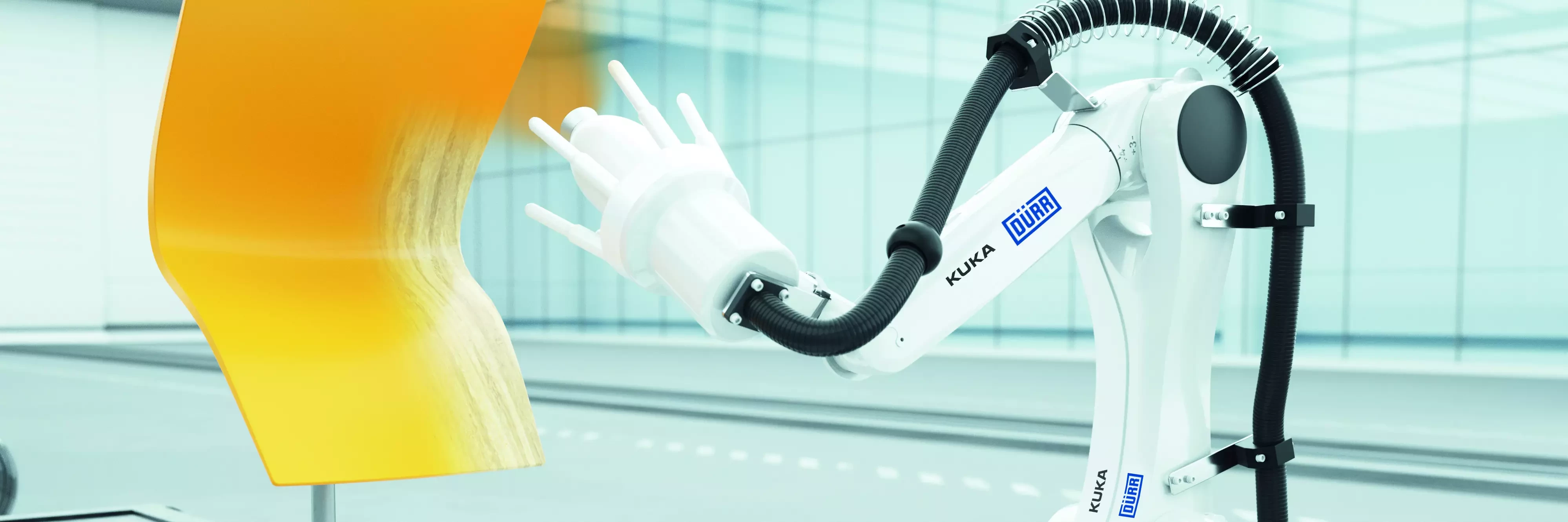 Paint robot ready2spray by Dürr is suitable for the general industry.